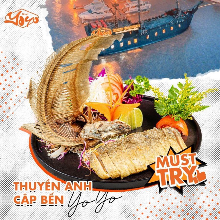 Yoyo boat, nha hang yoyo boat, yoyo boat quận 4, yoyo boat nguyễn tất thành quận 4, yoyo boat cảng sài gòn, nhà hàng beer trên tàu yoyo boat, yoyo boat nhà hàng trên tàu,
